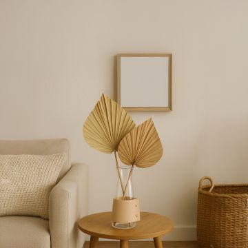 Hand Fan Palm Leaves Green Lifestyle