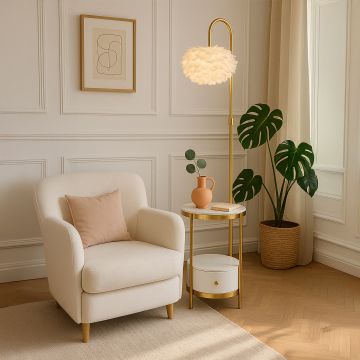 Bexley Floor Lamp for Living Room Main Lifestyle