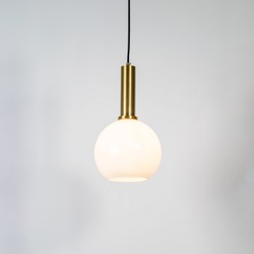 Decorative Pendant Lamp - Globe Light On White Background
