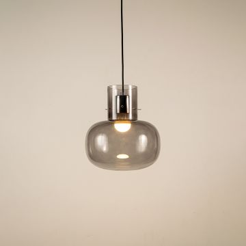 Pop Petite Hanging Light - Black Light on white background