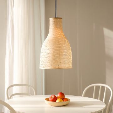 divinia bamboo pendant light main lifestyle