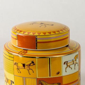 Shire Decorative Ceramic Temple   Ginger Jar Small Closeup