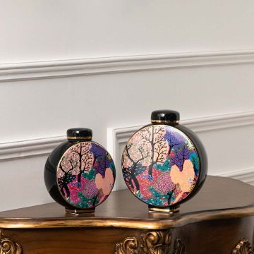 Daintree Decorative Ceramic Temple   Ginger Jar Small Grouped