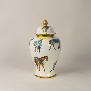 Heritage Ceramic Jar Small White Background 1