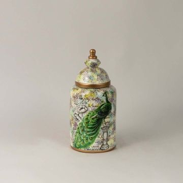 Morni Ceramic Jar Small White Background 1