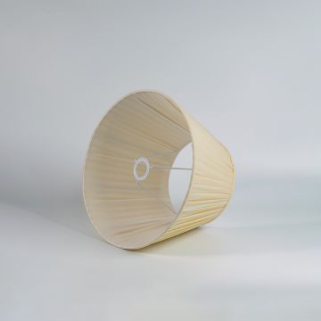 Pleated Empire Softback Lamp shade Off White White Background