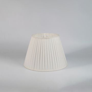 Pleated Empire Softback Lamp shade White White Background 1