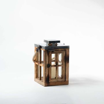 Ozigo Wooden Lantern Small Light On White Background