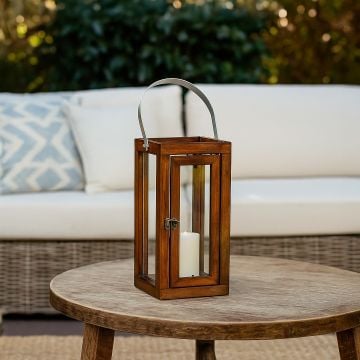 fibrous brown wooden lantern medium main lifestyle