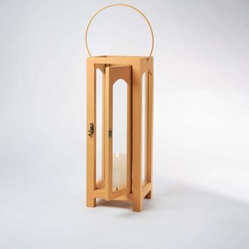 Timber Twilight Wooden Lantern Large Light On White Background 1