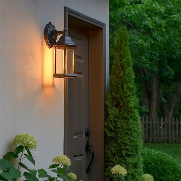 harlyn outdoor wall light black main lifestyle