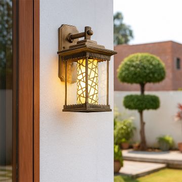 bird mesh outdoor wall light main lifestyle