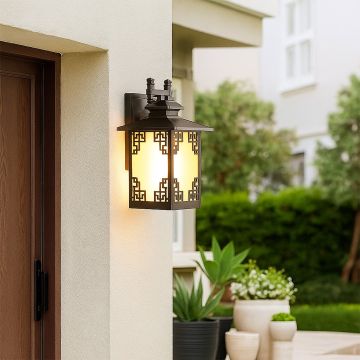 yaquina outdoor wall light main lifestyle