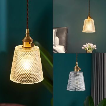 Girasol Glass Hanging Light Lifestyle