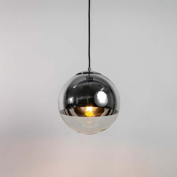 Modern Round Mini Ball Hanging Lamp Light On White Background