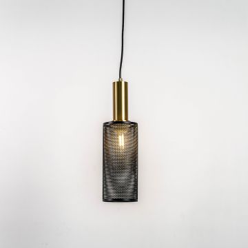 Moroccan Style Metal Hanging Pendant Lamp Light On White Background