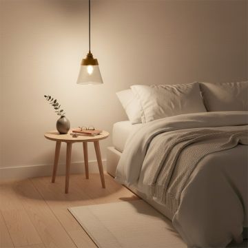 modern creative single glass shade pendant light main lifestyle