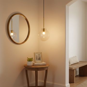 estro glass pendant light main lifestyle