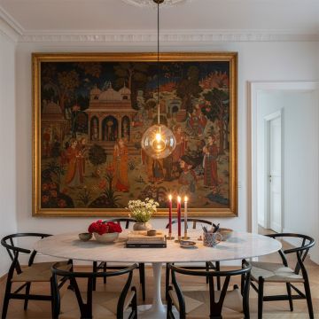 postmodern amber crystal glass pendant light main lifestyle