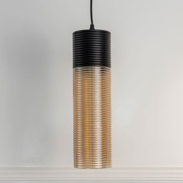 Rural Long Hanging lamp Light Off White Background