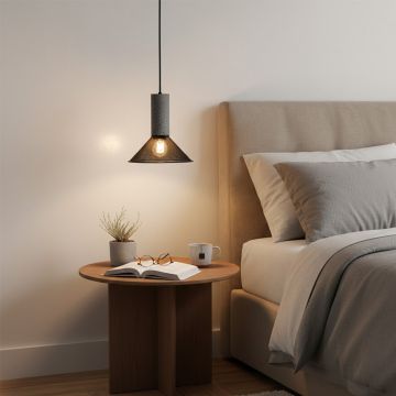 ponzano dark grey pendant light main lifestyle