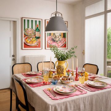 minimal nordic pendant light grey main lifestyle