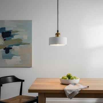 mono white pendant light main lifestyle