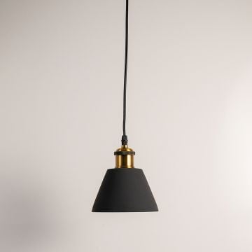Riankh Modern Resin Pendant Lamp Black Light Off White Background