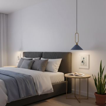 macaron pyramid pendant lamp grey main lifestyle