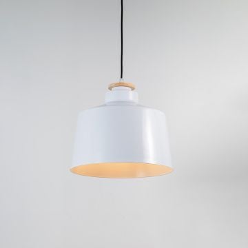 Modern Hanging Lamp White Light On White Background