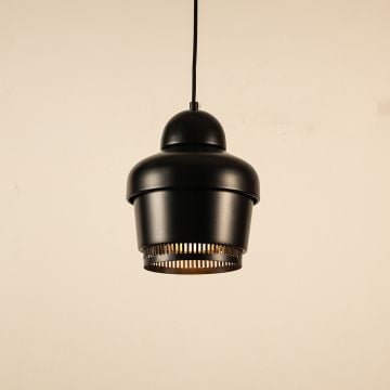Rodan Pendant Light BlackLight On White Background