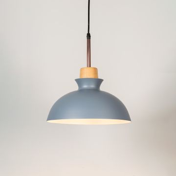 Dome Pendant Lamp Grey Light On White Background