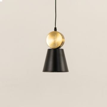 Gatik Drop Pendant Light Small Light Off White Background