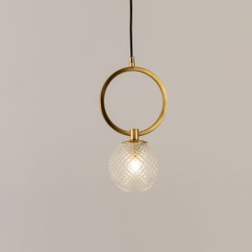 Shimmerlux Pendant Light light on white background