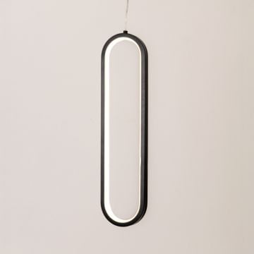 Dekum LED Pendant Light Black Light on White Background