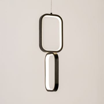 Bower LED Pendant Light Black Light on White Background