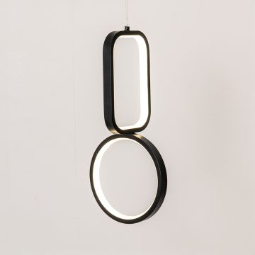 Natwee LED Pendant Light Black Light on White Background