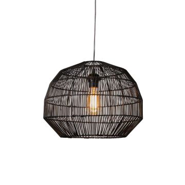 Arunee Rattan Pendant Lamp Light On White Background
