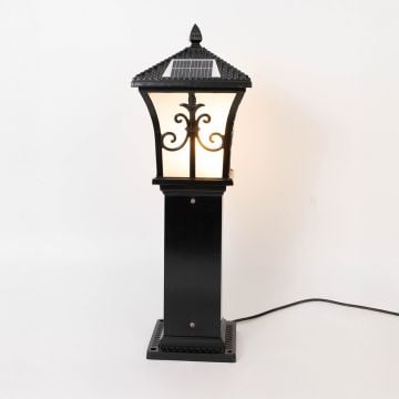 Fairy Outdoor Solar Pole Light Light on White Background