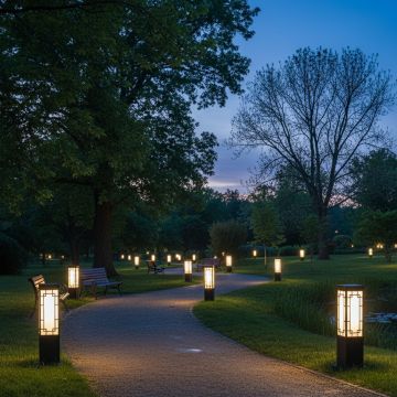 chamberlin garden outdoor pathway light main lifestyle