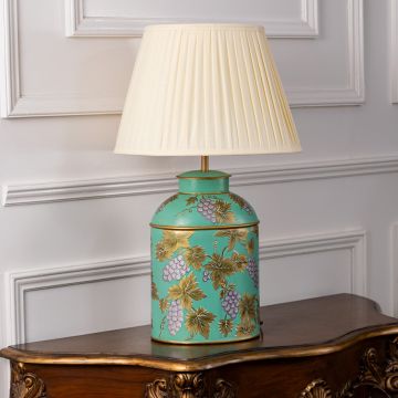 grape vine blue table lamp main lifestyle 1