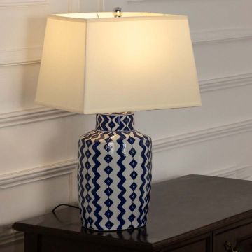 Esquer Decorative Table Lamp for Living Room Light On White Background