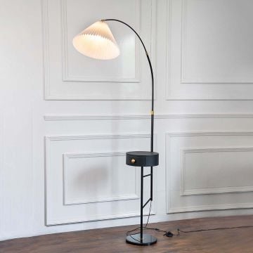 Idania Floor Lamp for Living Room Light On White Background