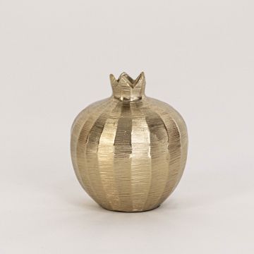 Brass Pomegranate Decorative Object Small White Background 1