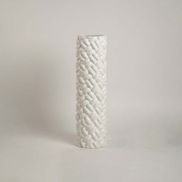 Saifaldin Vase - Grey White Background