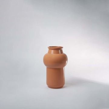 Nica Ceramic Flower Vase White Background