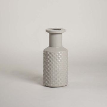 Rigo Vase - Grey White Background