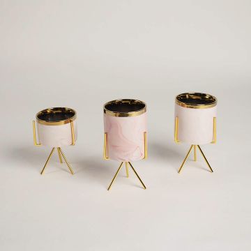 Addis Vase - Pink Grouped 3
