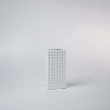 Piura Vase White Medium White Background