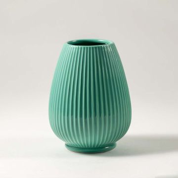 Rigel Ceramic Vase Green Large White Background 1